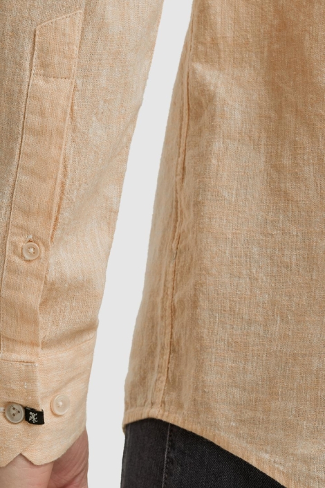 Vanguard long sleeve shirt linen cotton ble